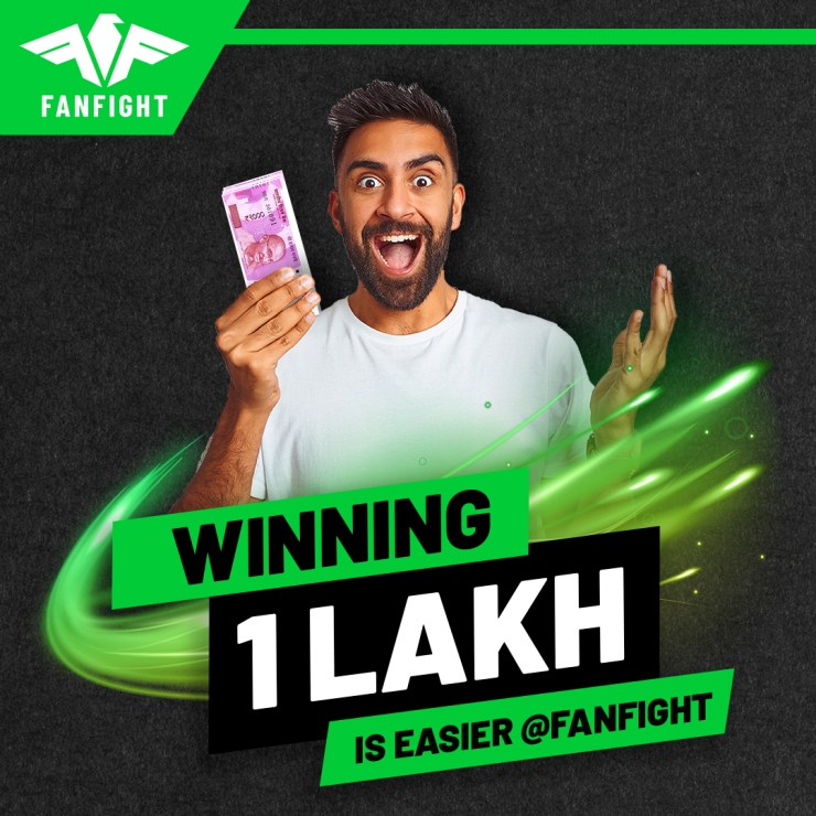 Winning 1 Lakh is easier on FanFight